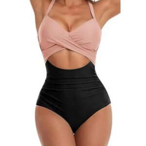 bañador entero escote cruzado