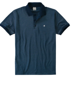 Molde digital de camisa polo unisex manga corta con cuello camisero y diseño casual moderno.